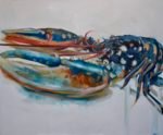 Lobster commission, 100 x 120cm oil on canvas