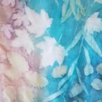 Botanically Printed Silk Scarf