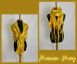 Marigold Dyed Silk Shawl