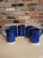 Blue mugs