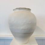 White Matt glaze large vase