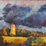 Storm-shine over St Mary's - cropped (soft pastel)