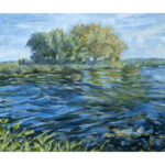 Flowing seaward - oil