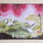 Dancing cranes