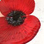 Mercedes Oakley Glass - Large Poppy