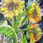 Sunflowers 2 - Mixed Media