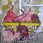 Pears in a Bowl - Mixed Media