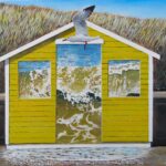 'Magritte's Beach Hut (Outside In)', oil on canvas,