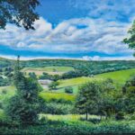 'Peak District View', oil on canvas (private commission)