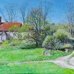 'Aldham Church', oil on canvas (private collection)